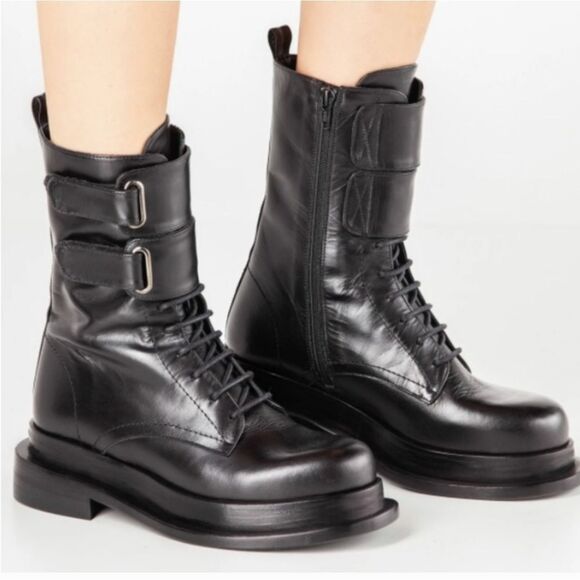 Paloma Barcelo Tyson Combat Boot Size 38